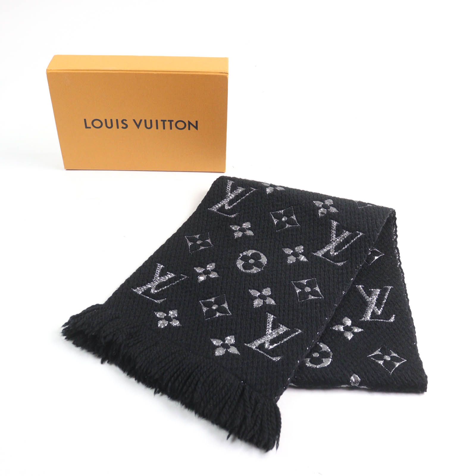 美品☆LOUIS VUITTON ルイヴィトン M75833 エシャルプ ロゴ