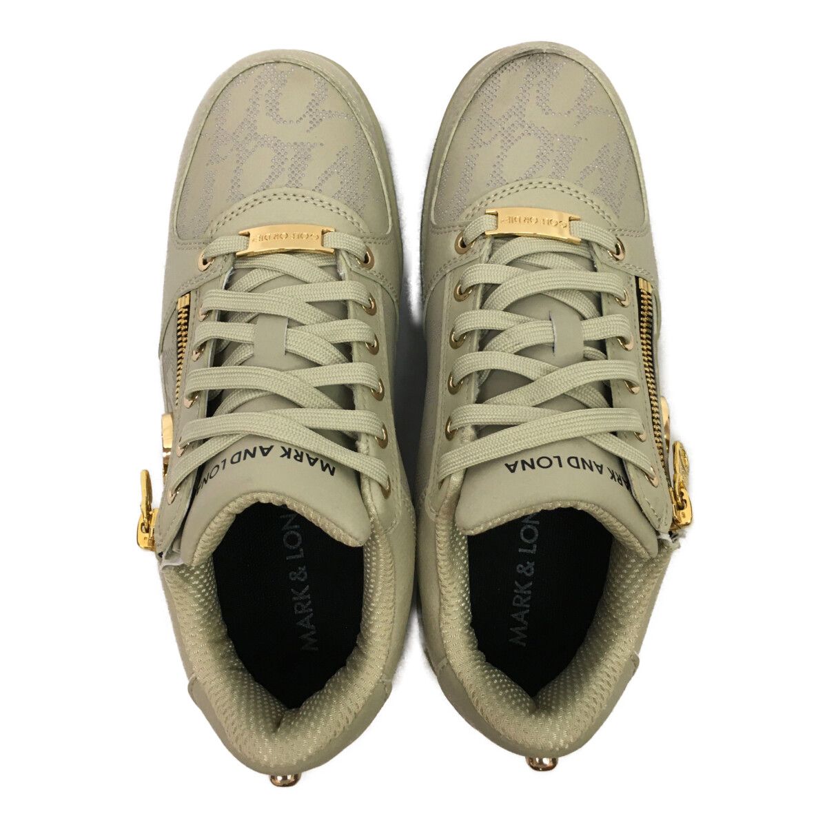 中古 マークアンドロナ MARKu0026LONA ゴルフシューズ 25cm ベージュ