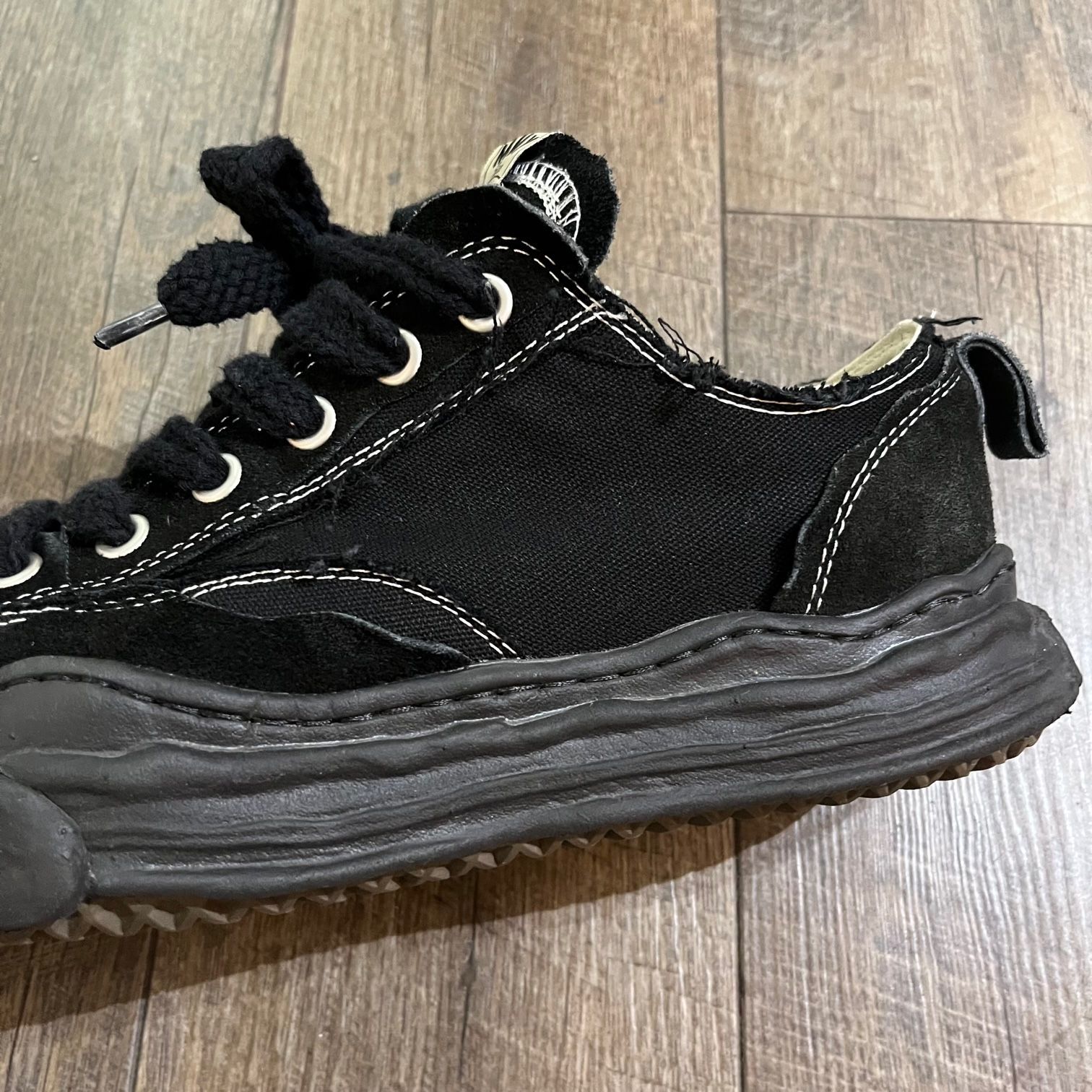 MIHARA YASUHIRO HANK low / Original Sole Broken Canvas Lowcut 
