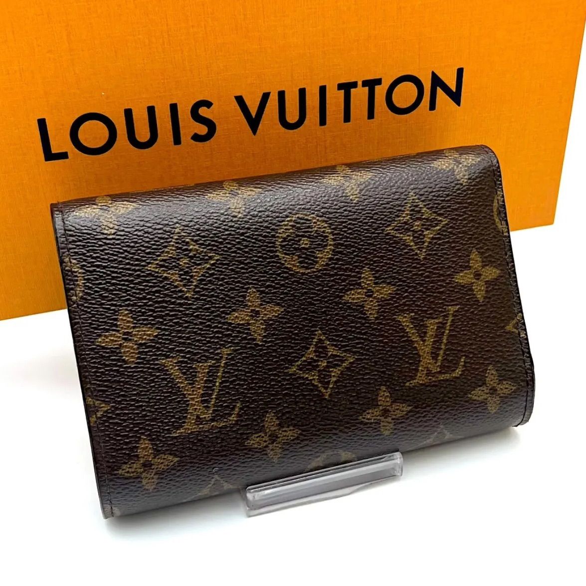 LOUIS VUITTON三つ折れ財布 モノグラム ポルトトレゾール エテュイ