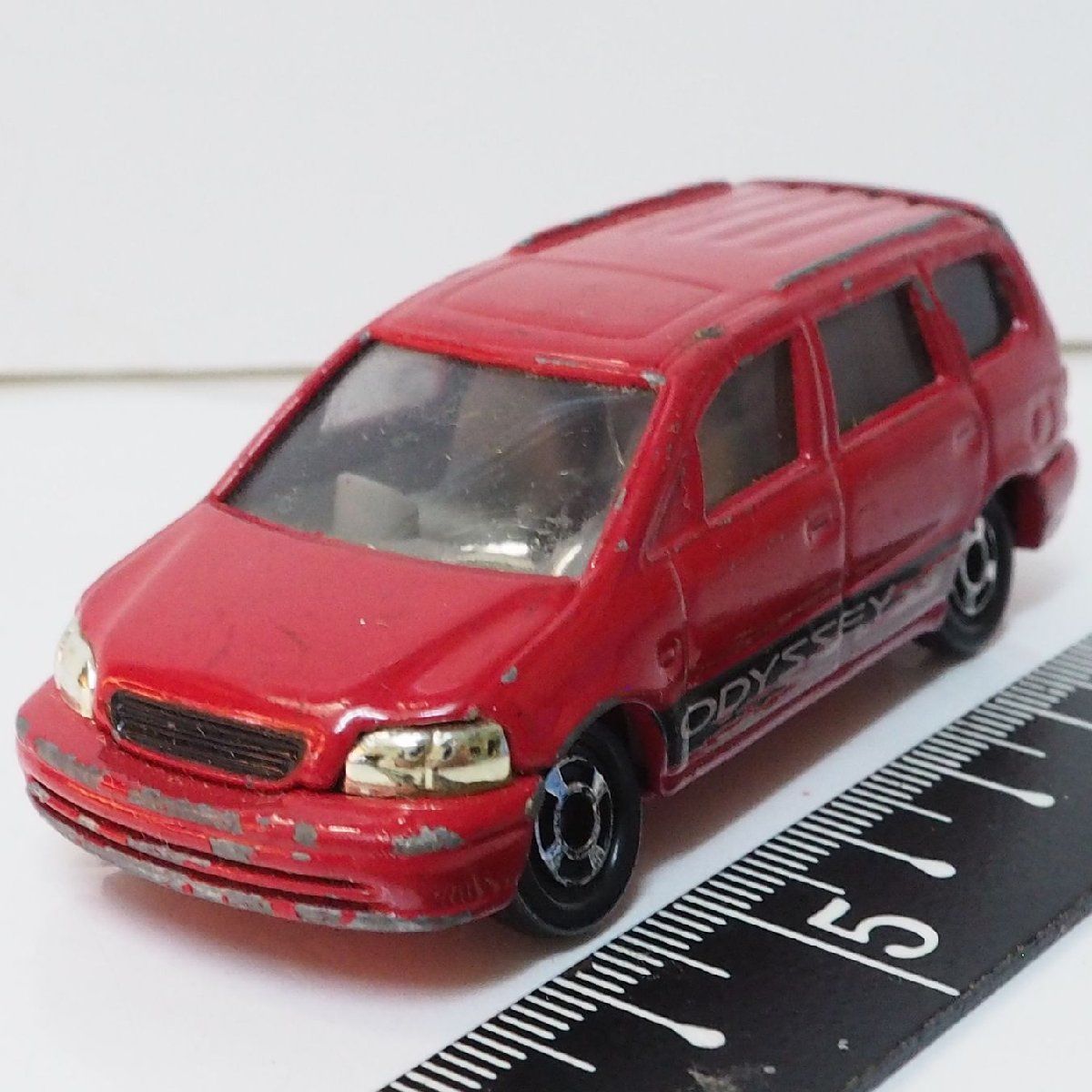 トミカ No.46【ホンダ オデッセイ HONDA ODYSSEY 赤レッド】1/66ミニカー■本田【中古】送料込