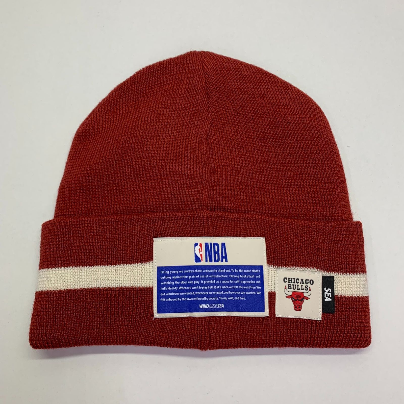 未使用 WIND AND SEA NBA CHICAGO BULLS Beanie ウィンダンシー