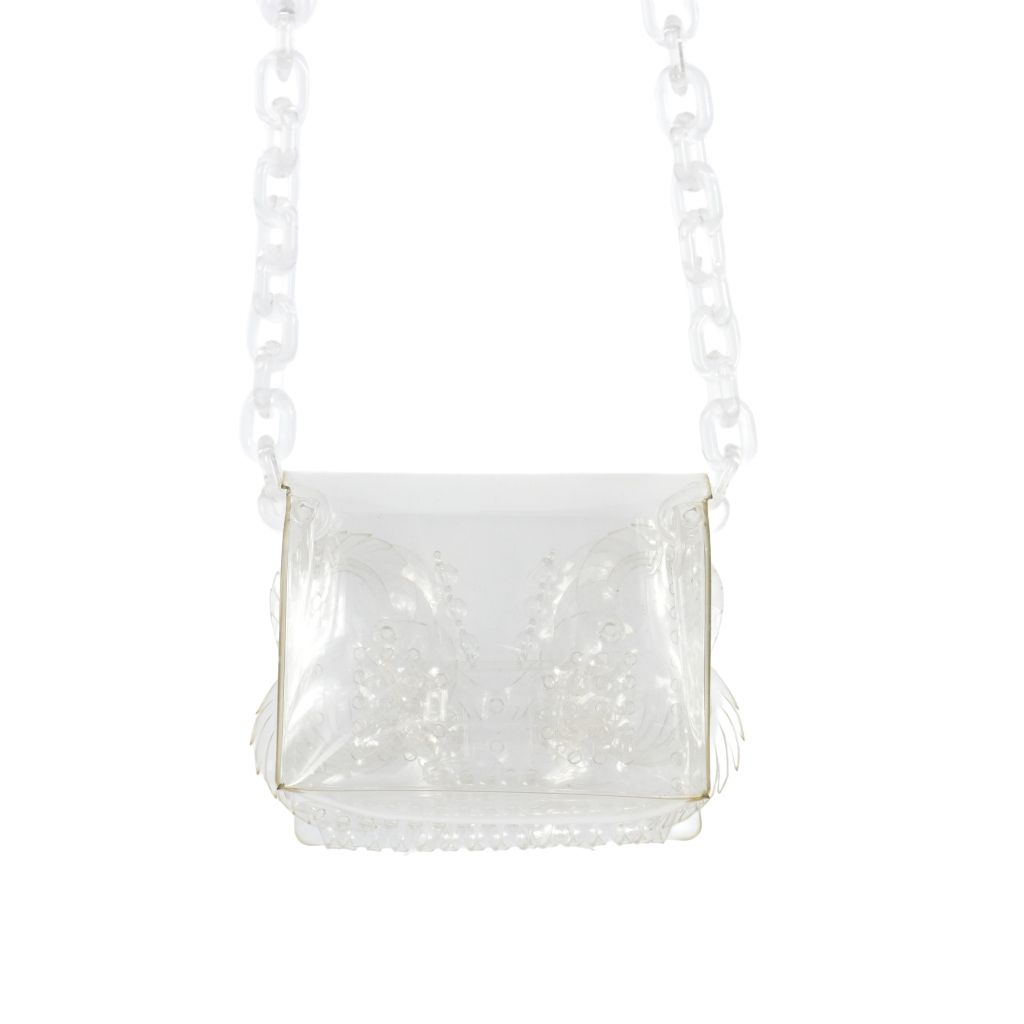 mame kurogouchi マイクロチェーンバッグ　クリア　未使用　pvc マメクロゴウチ Mame Kurogouchi Transparent Sculptural Micro