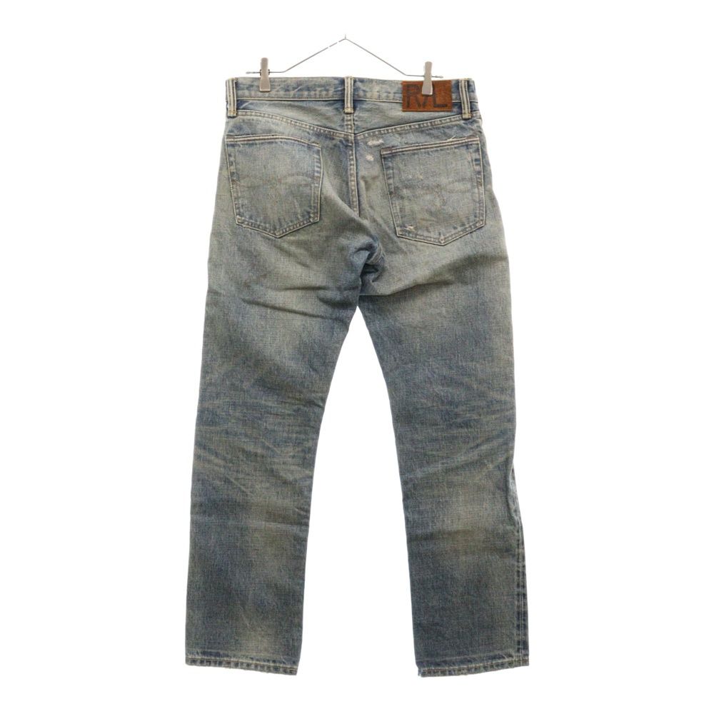 RRL (ダブルアールエル) リペア ダメージ加工 デニム パンツ RRL (ダブルアールエル) リペア ダメージ加工 デニム パンツ