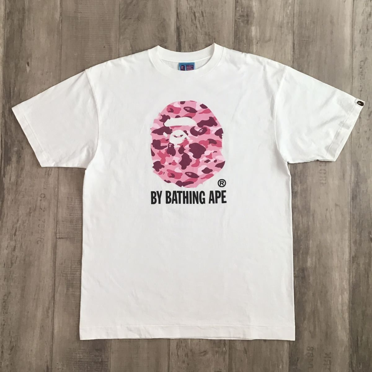 Pink camo APE HEAD Tシャツ Lサイズ a bathing ape BAPE エイプ 