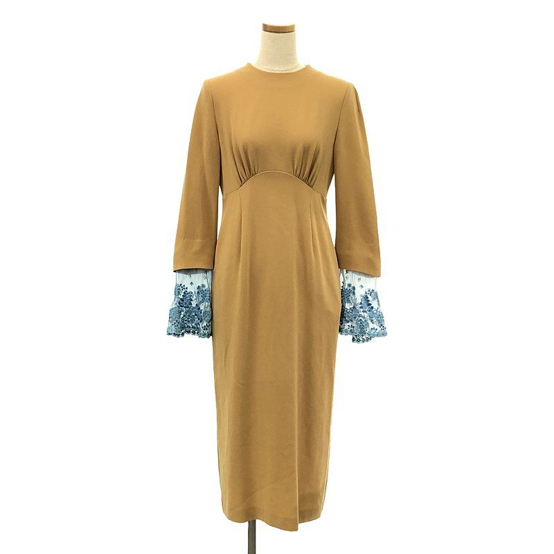 Mame Kurogouchi / マメクロゴウチ | Back Satin Crepe Georgette