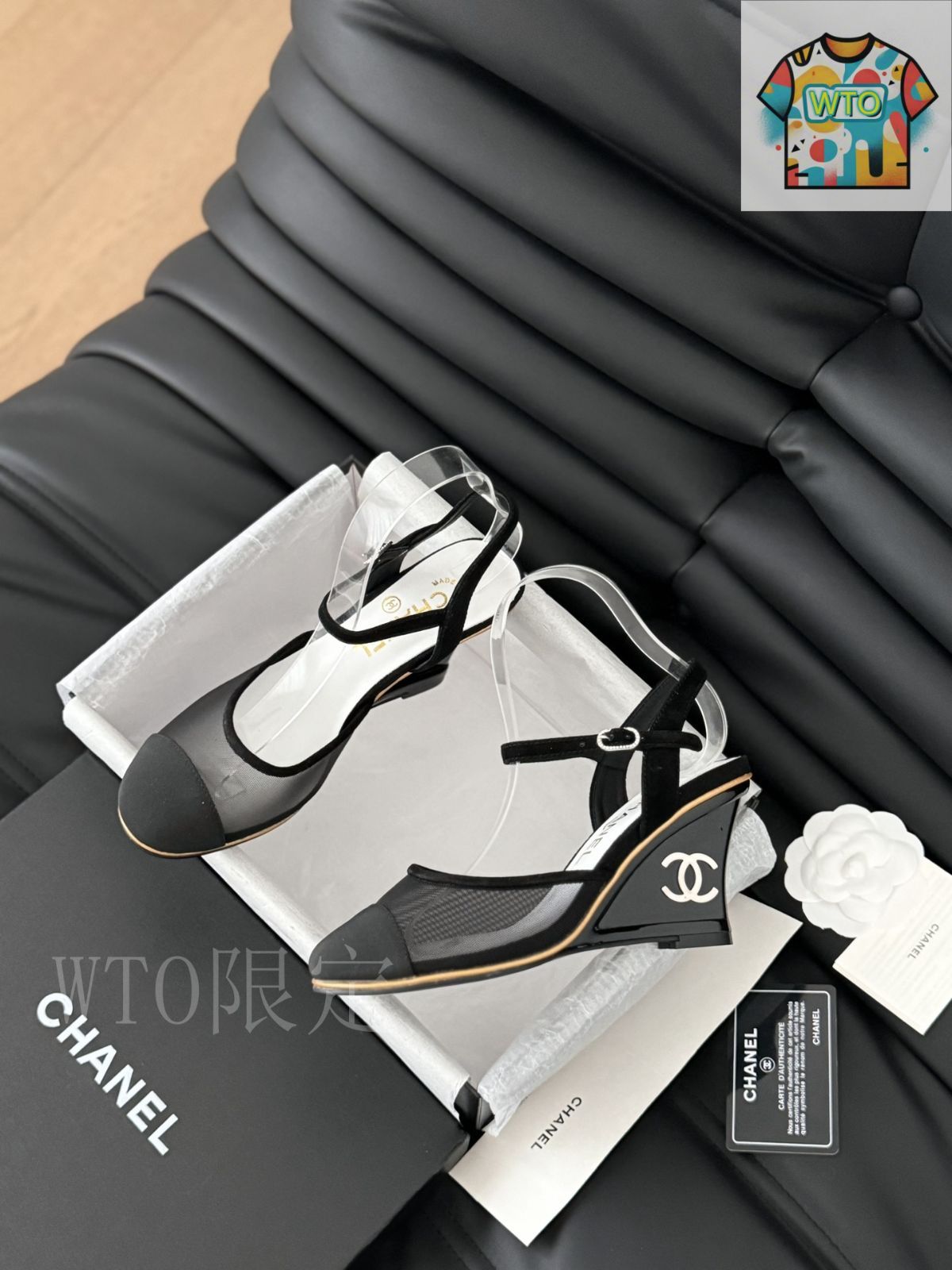 Chanel 24P メッシュ サンダル03-1 - メルカリ