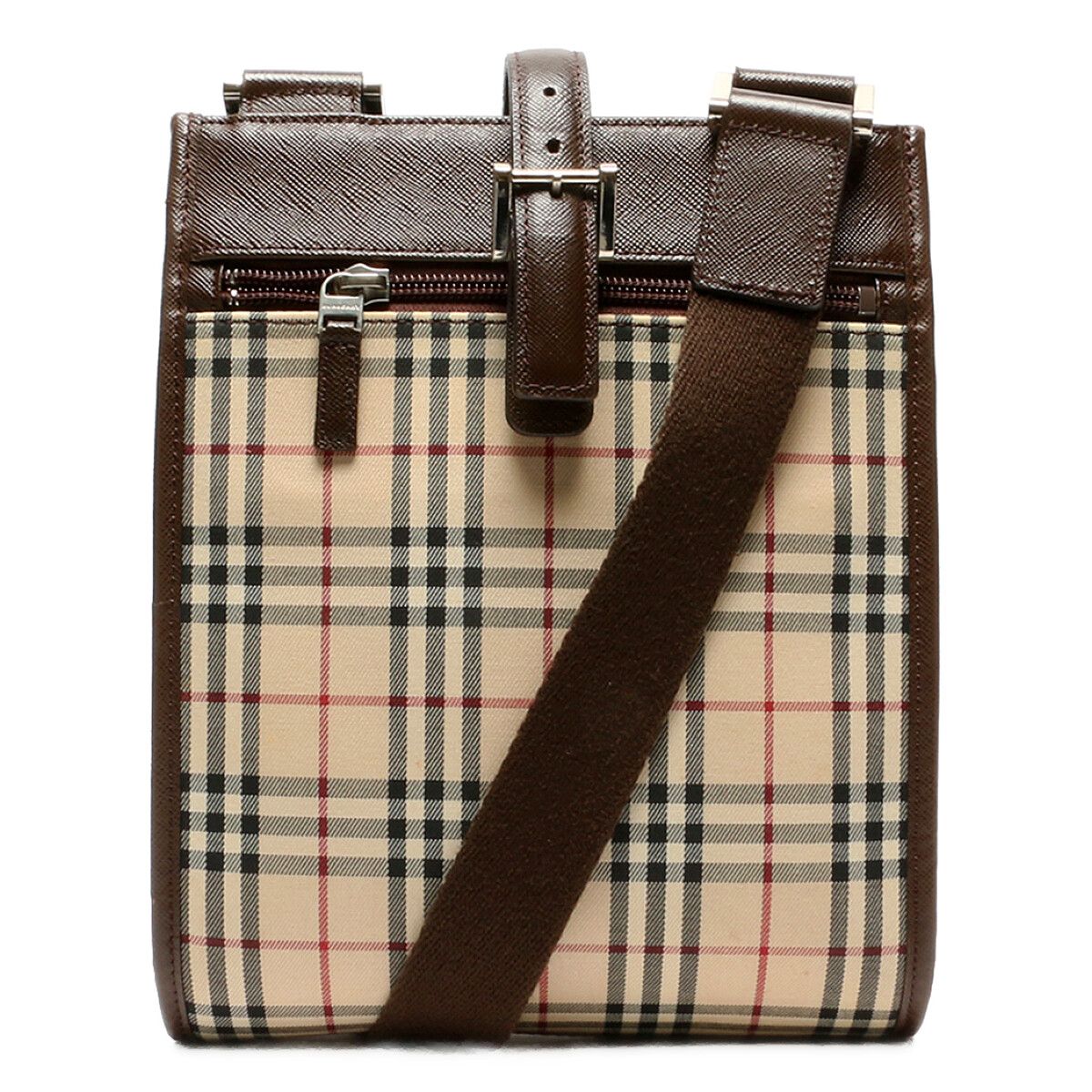 バーバリー BURBERRY チェック柄 ショルダーバッグ 斜め掛け