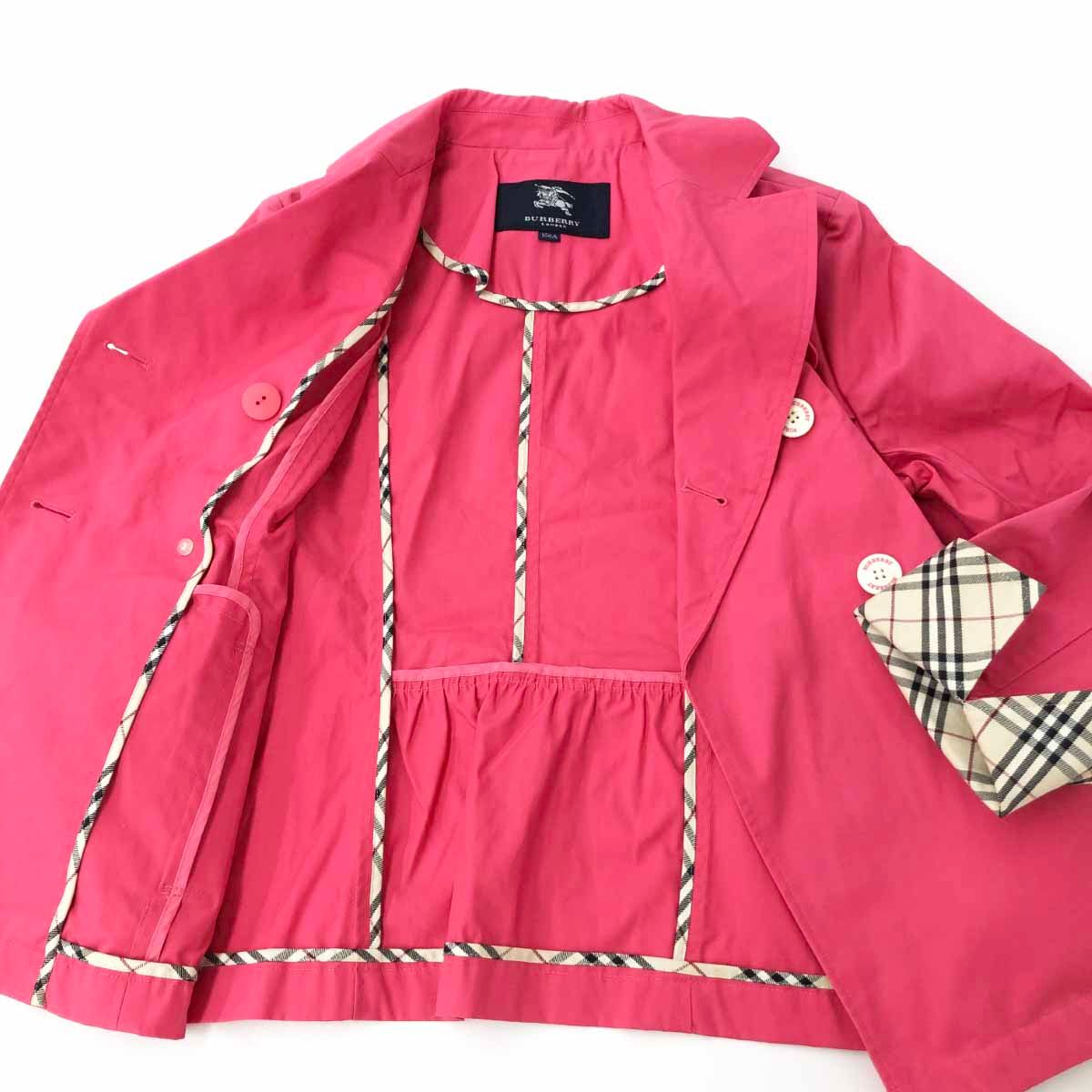 BURBERRY LONDON バーバリーロンドン ショートトレンチコート キッズ 