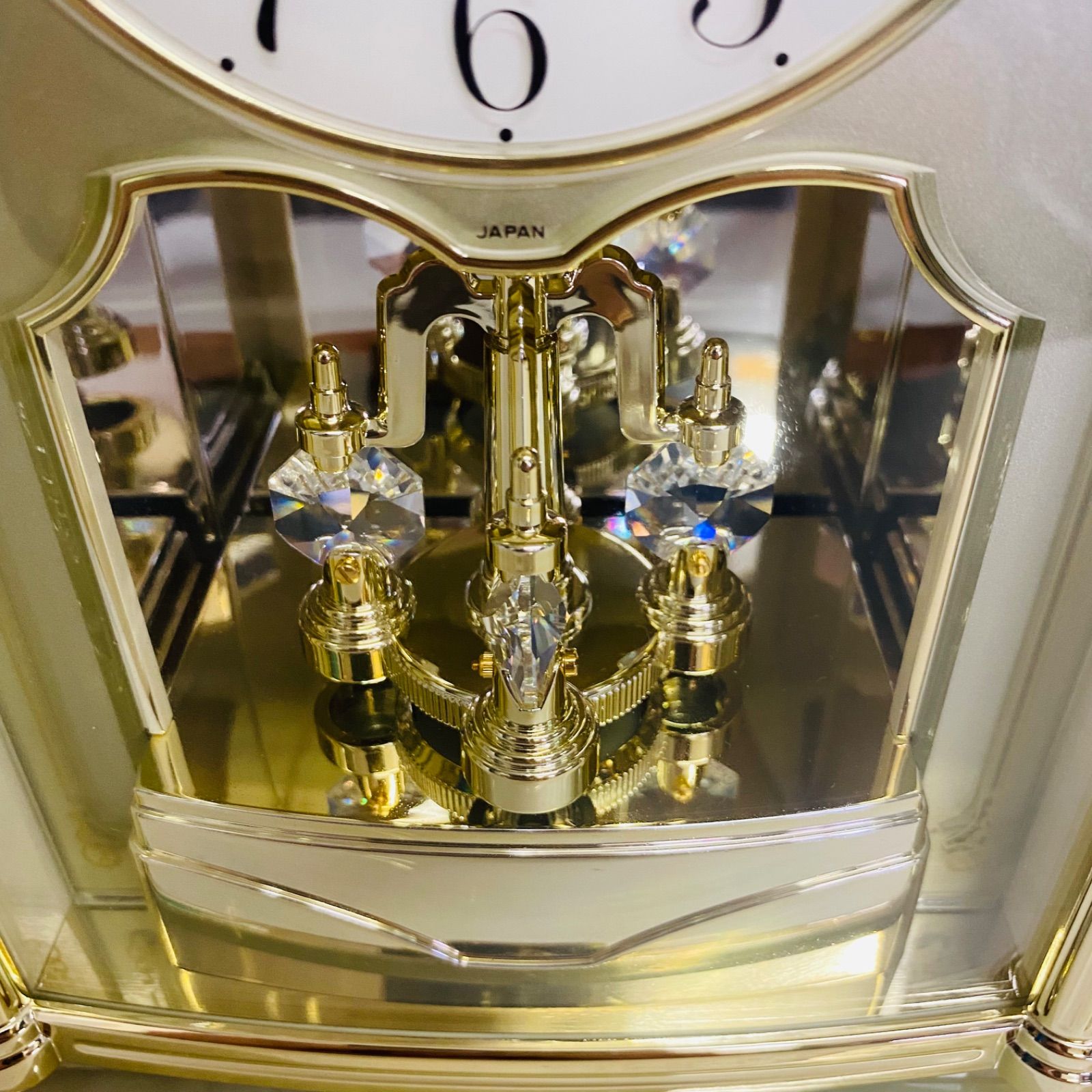 SEIKO EMBLEM  高級オニキス枠置時計　HW443M