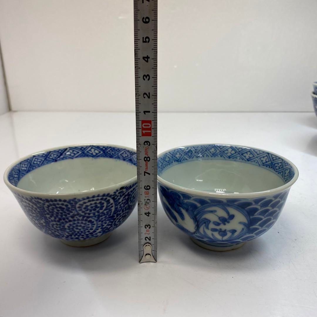 古伊万里 染付 蛸唐草 蓋茶碗等 身9 蓋10 東な6-0514① - メルカリ