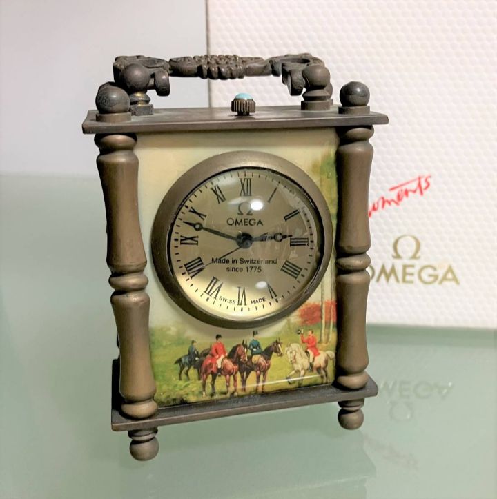 ★ジャンク★【激レアヴィンテージ】オメガ 球体 置時計　1882年スイス製