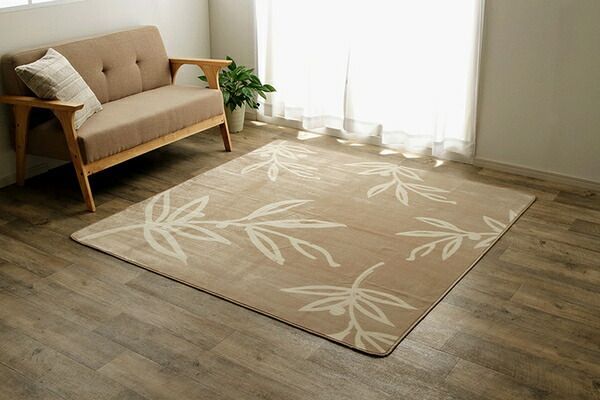 花柄 リーフ柄グリーン