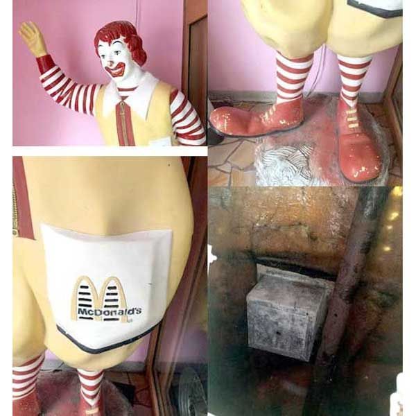 【本物 アメリカ直輸入】マクドナルド ドナルド 店舗ディスプレイ ウェルカムスタチュー / McDonald's Ronald Donald Statue アメリカン雑貨 アメ雑 マック マクド ヴィンテージ