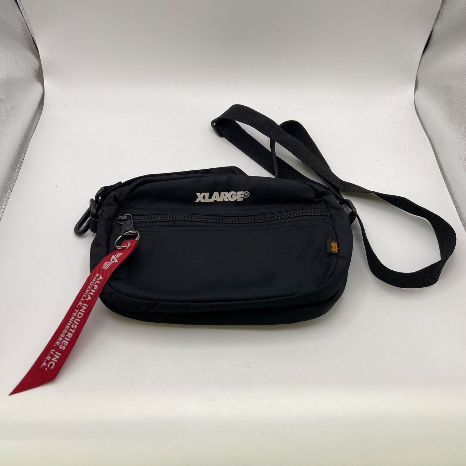 Snap-on × ALPHA INDUSTRIES ショルダーバッグ レア Alpha Industries ワンショルダーバッグ 大きいサイズ メンズ