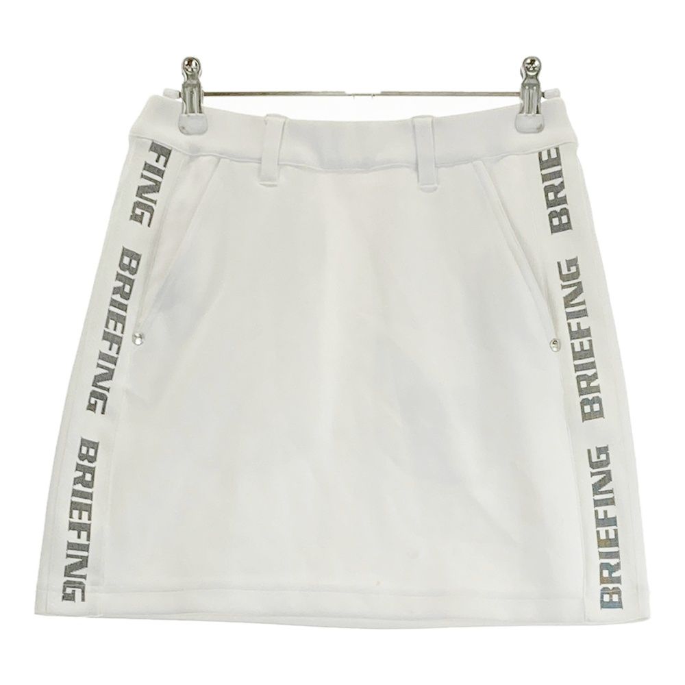 美品ブリーフィング　スカート　ホワイト　XS サイズ：XS BRIEFING GOLF ブリーフィング サイドロゴ