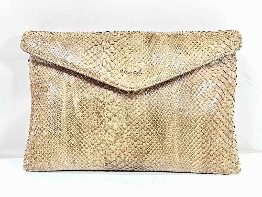 パイソン   Paris   モンディアル  クラッチバッグ パイソン Paris モンディアル クラッチバッグ