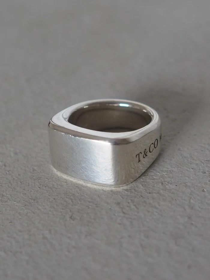 Tiffany - Co. Makers Signet Ring ティファニー メイカーズ シグネット リング シルバー メンズ ヴィンテージ