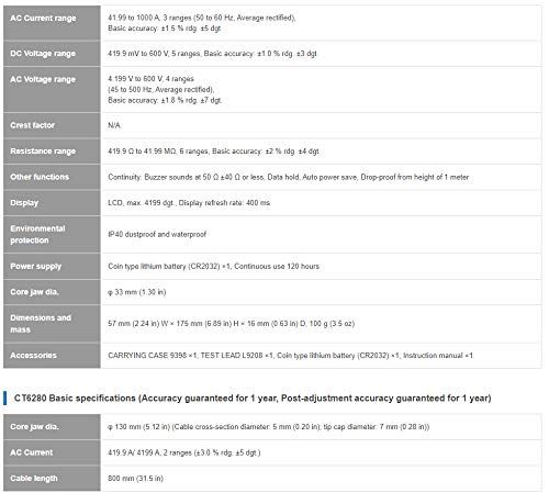 日置電機 Hioki Electric ACクランプメーター 小型|薄型 3280-10F LAWEED_CL