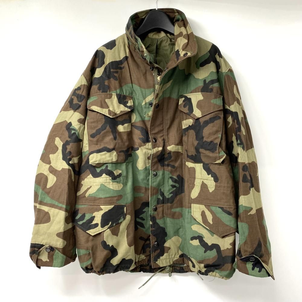 80s US.ARMY M-65 フィールドジャケット サイズ6070|9404 ウッドランドカモ SCOVILLジッパー 17