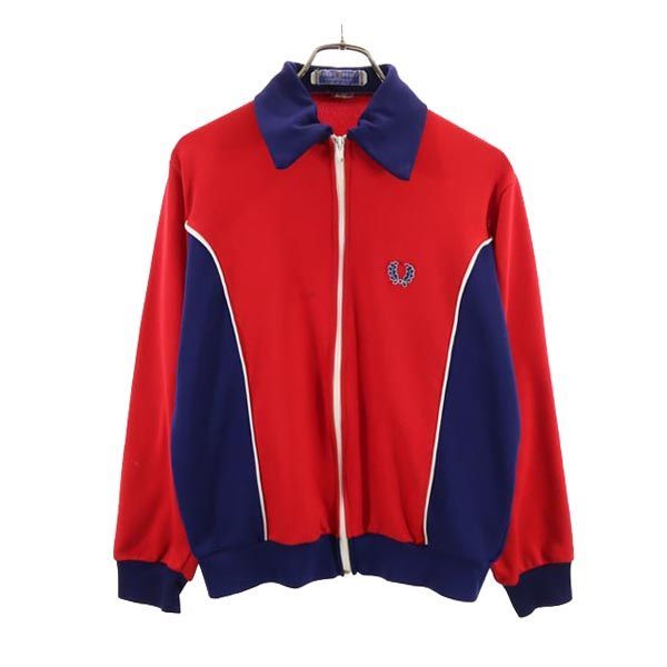 フレッドペリー 90s トラックジャケット S レッド系 FRED PERRY