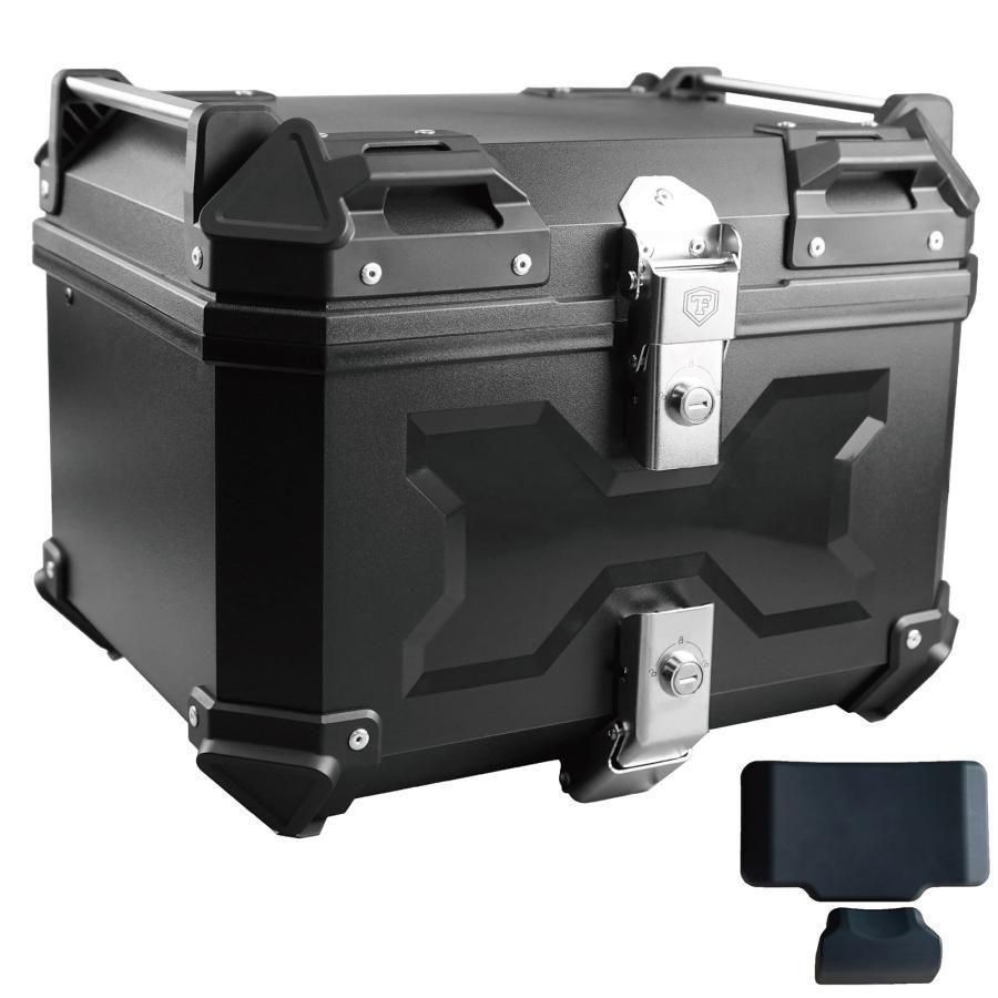 リアボックス 45l abs トップケース バイクリアボックス 黒 2330