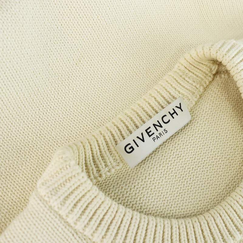 ジバンシィ GIVENCHY リバースロゴ ニット セーター 長袖 クルーネック 