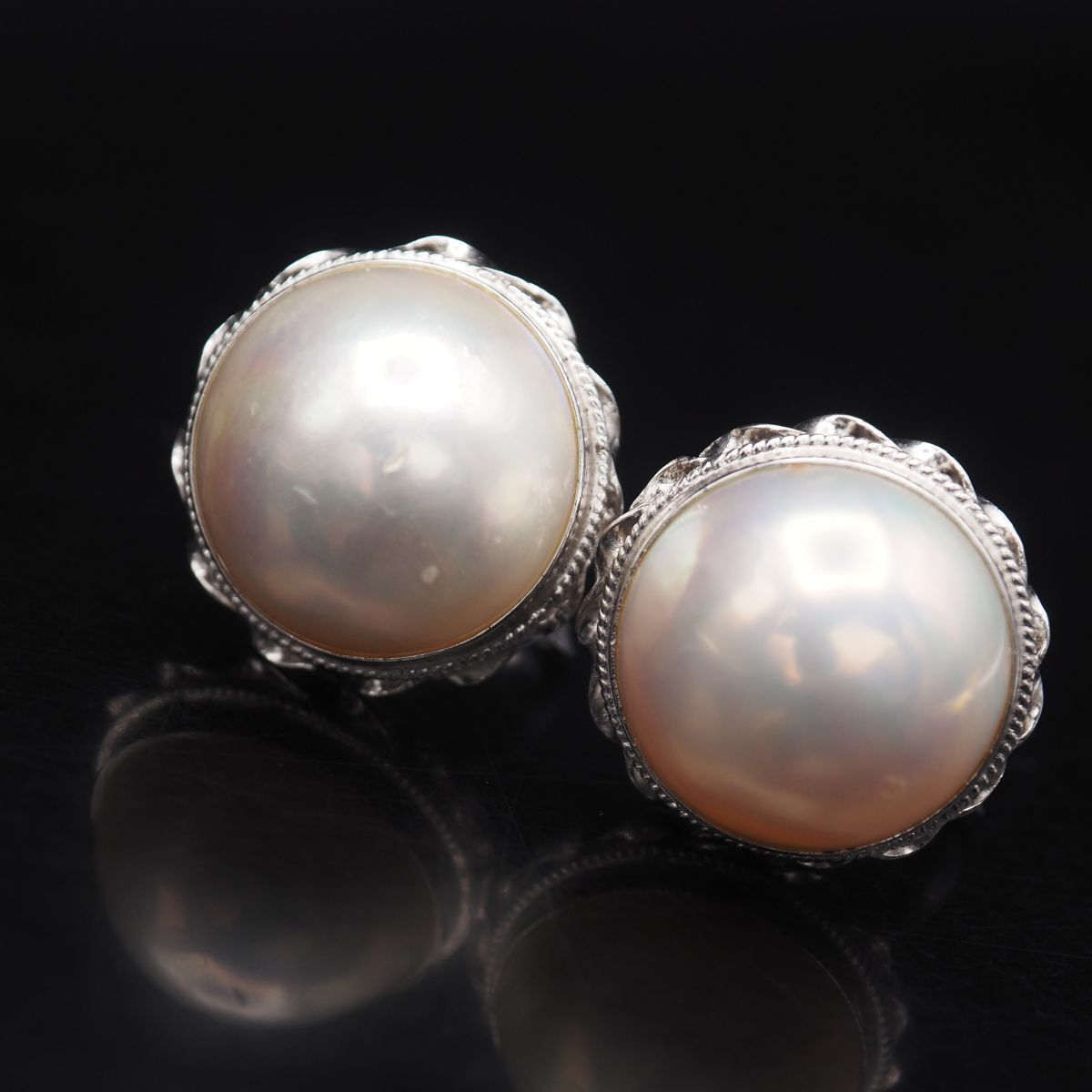 マベパール　シルバー925 イヤリング シルバー925 マベパール イヤリング/ピアス 15mm - QVC.jp