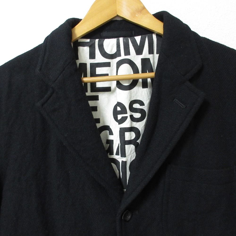 良品 COMME des GARCONS HOMME コムデギャルソンオム ロゴ裏地 ウール