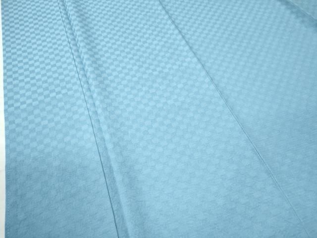 上質な色無地 市松地紋