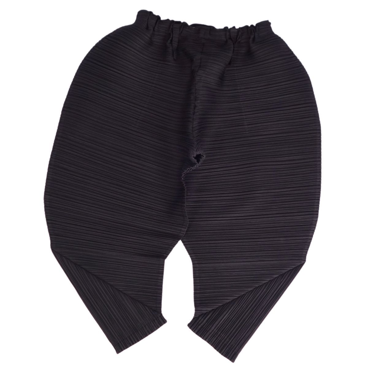 PLEATS PLEASE 転写パンツ日本製　イッセイミヤケ 美品 プリーツプリーズ イッセイミヤケ PLEATS PLEASE ワイドパンツ