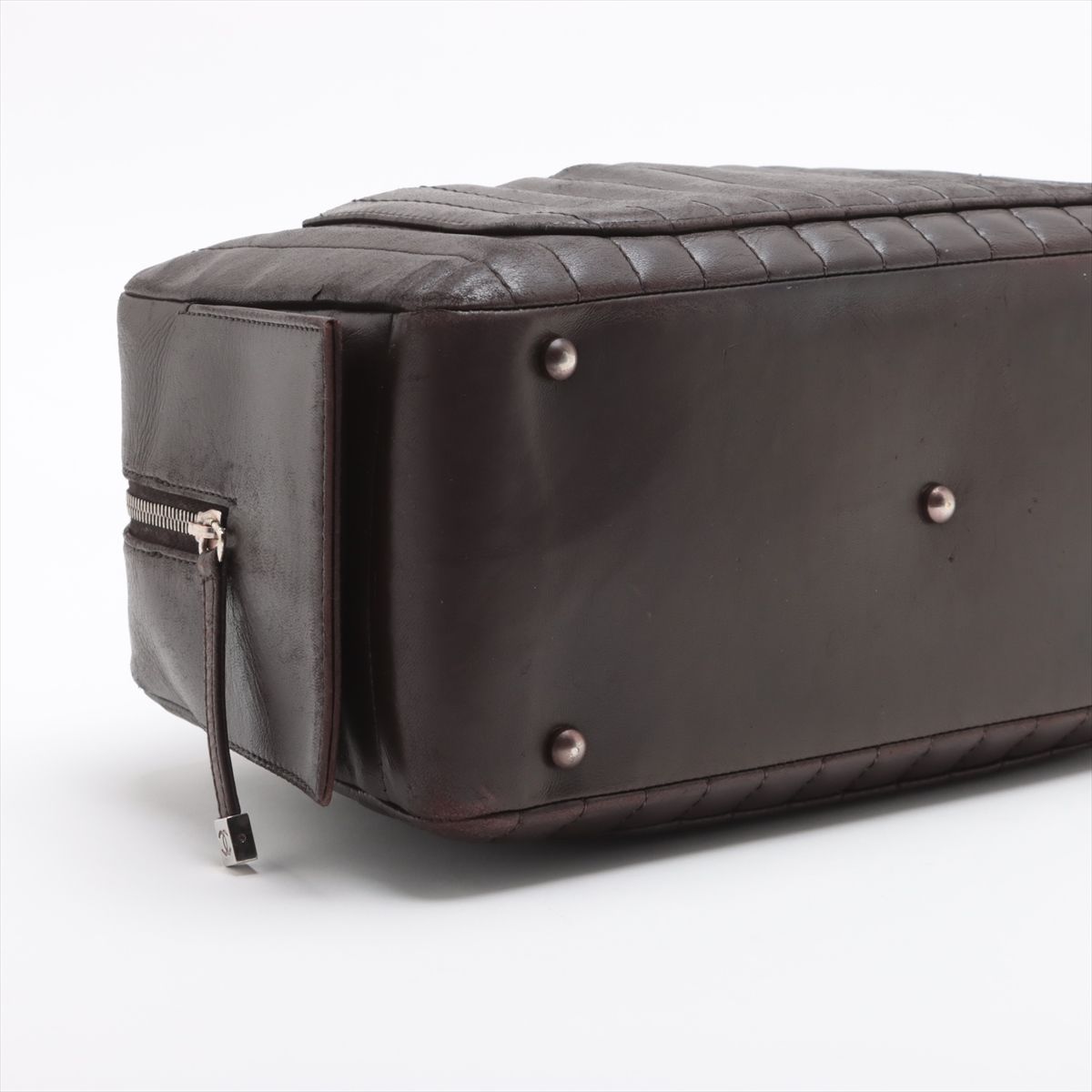 美品 シャネル ギャランティカード付 マドモアゼル ラムスキン レザー  