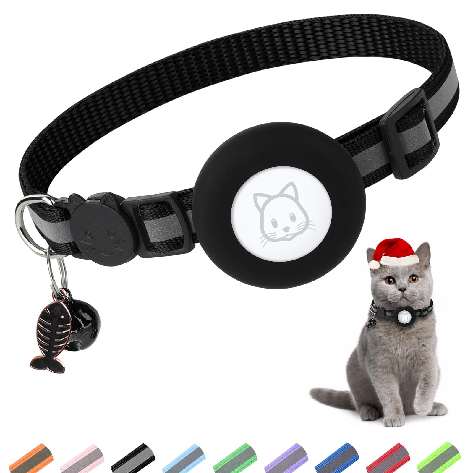 SimpleThings Airtag 猫首輪 エアタグ 猫首輪 ベルと安全 SimpleThings Airtag 猫首輪 エアタグ 猫首輪 ベルと安全