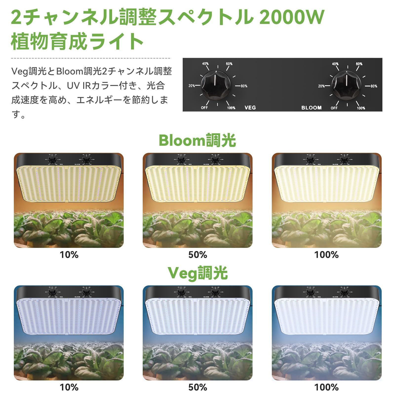 観葉植物ライト