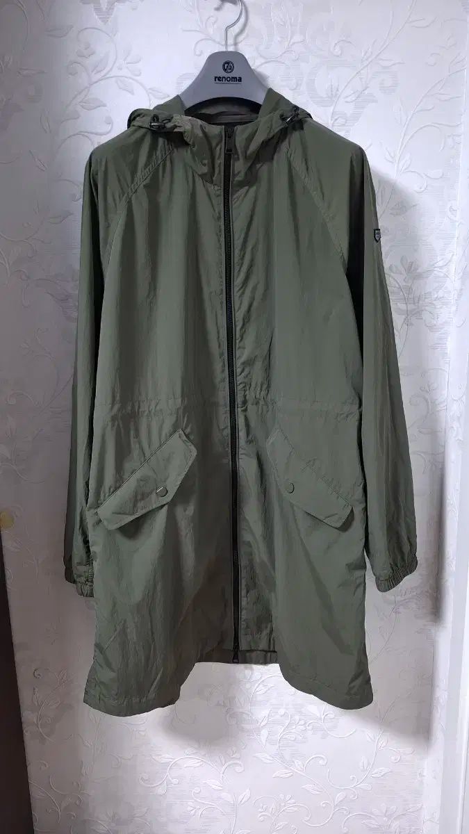 Calvin Klein カルバ ンクライン 23 年 メンズ フード マウンテンパーカー XL TG ロングウィンドブレーク