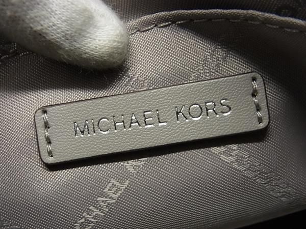 ■新品■未使用■ MICHAEL KORS マイケルコース ジェットセット レザー クロスボディ ショルダーバッグ シルバー系 BI8732