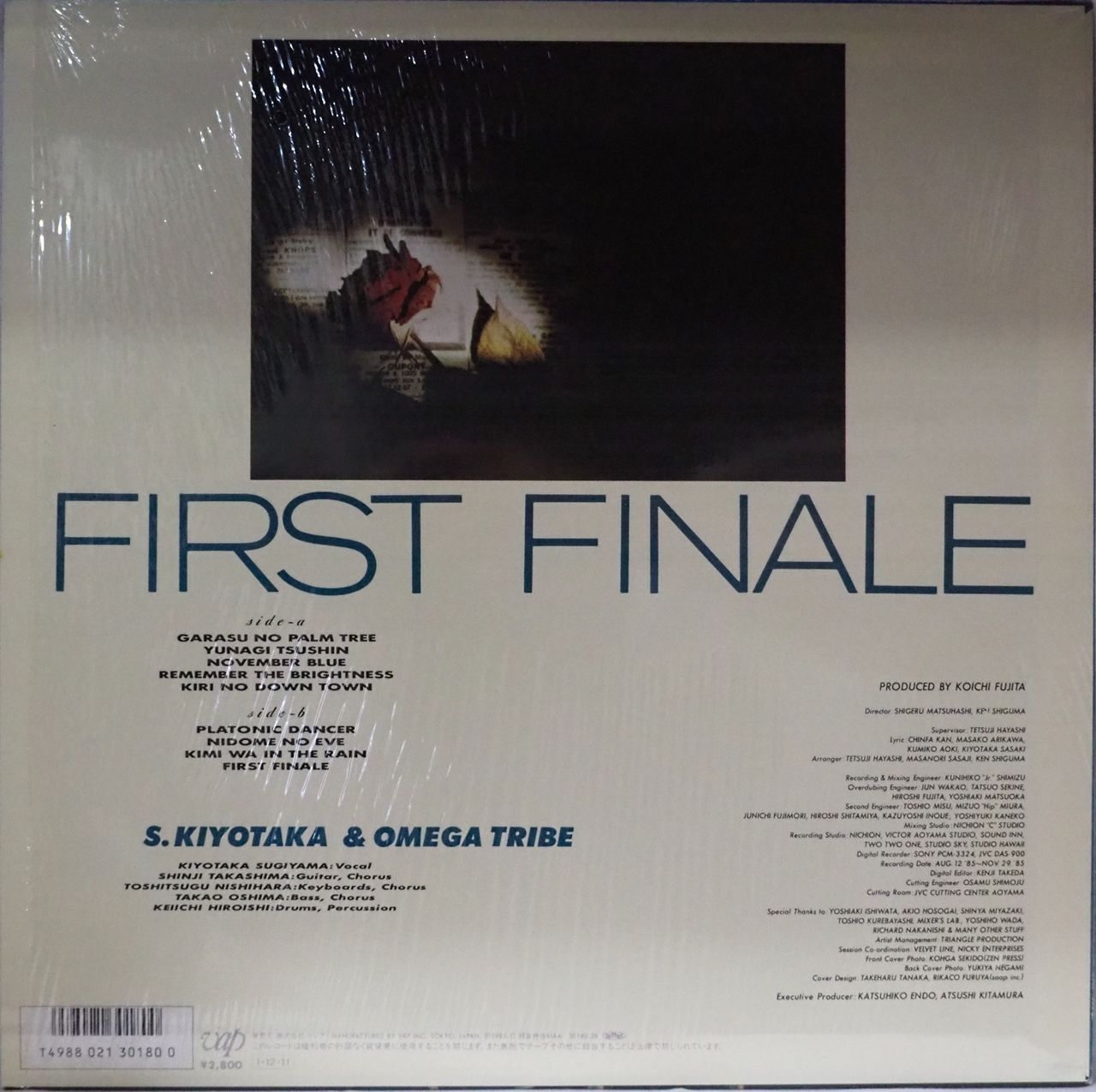 杉山清貴＆オメガトライブ /FIRST FINALE】1986/非売品/カレンダー/6