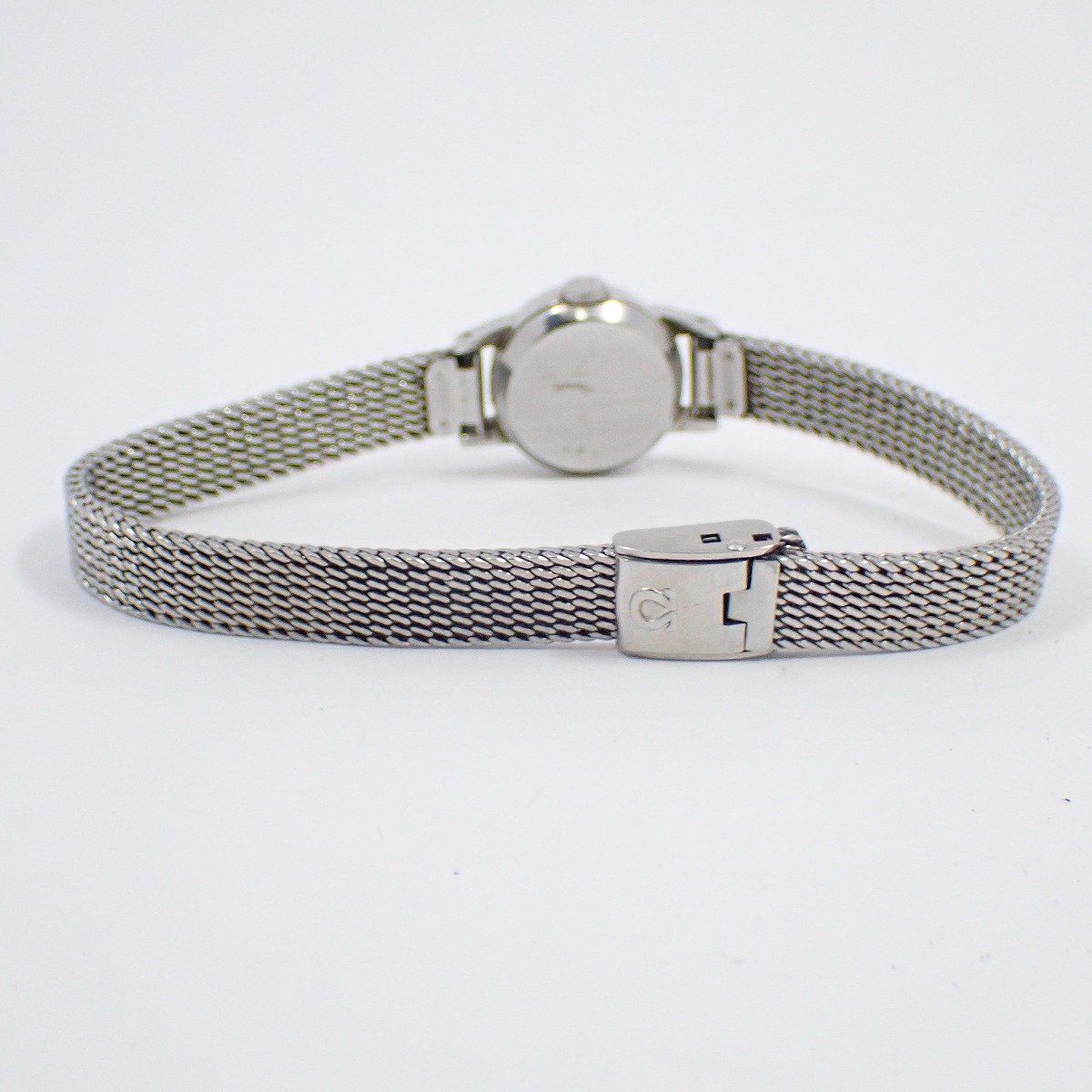 訳あり品】オメガ デビル 手巻き レディース 腕時計 カットガラス