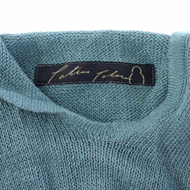 パラスパレス Pallas Palace ニット セーター 長袖 リネン 0 ブルー KP024134B /TK レディース パラスパレス Pallas Palace ニット セーター 長袖 リネン 0