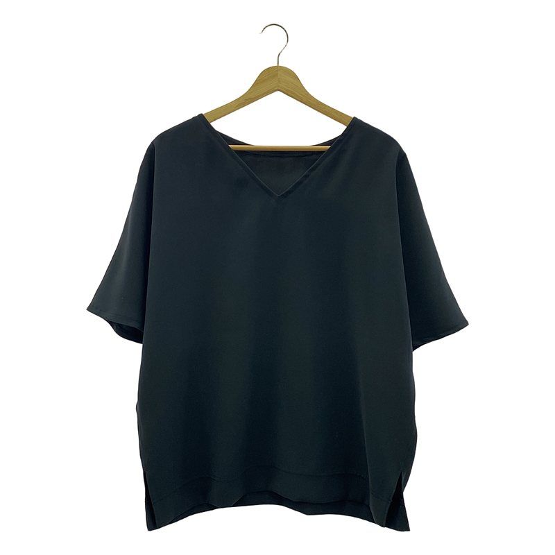 UNITED ARROWS - SONS | ユナイテッドアローズアンドサンズ | ドルマンスリーブ オーバーサイズ シルエット ブラウス | M | ネイビー | レディース