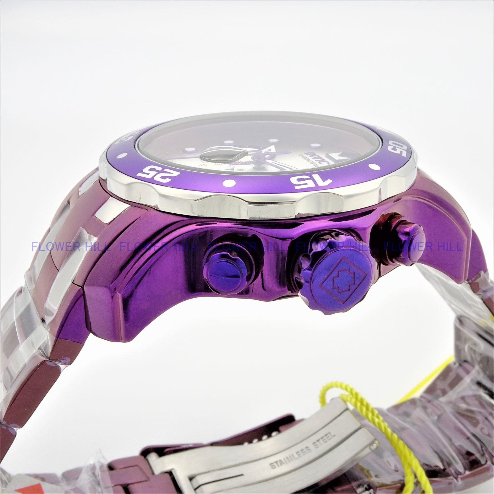 FlowerHillINVICTA 腕時計 クォーツ クロノグラフ プロダイバー 40922
