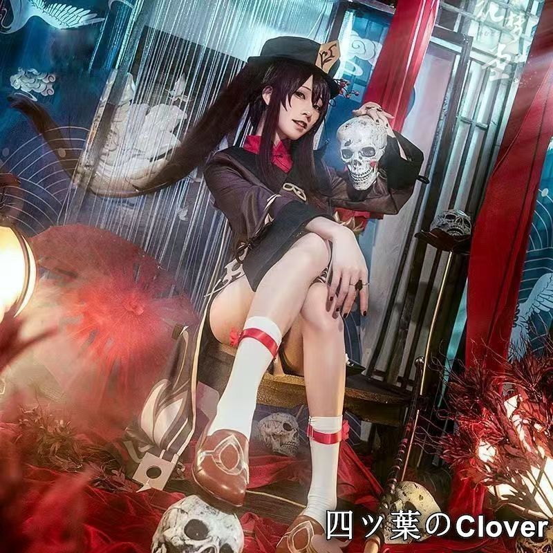 初獣猫製品　原神 cos 胡桃 (フータオ) コスプレ衣装　衣装セット※ウィッグ、靴，武器追加可 原神 胡桃 コスプレ 原神 胡桃（フータオ）コスプレ