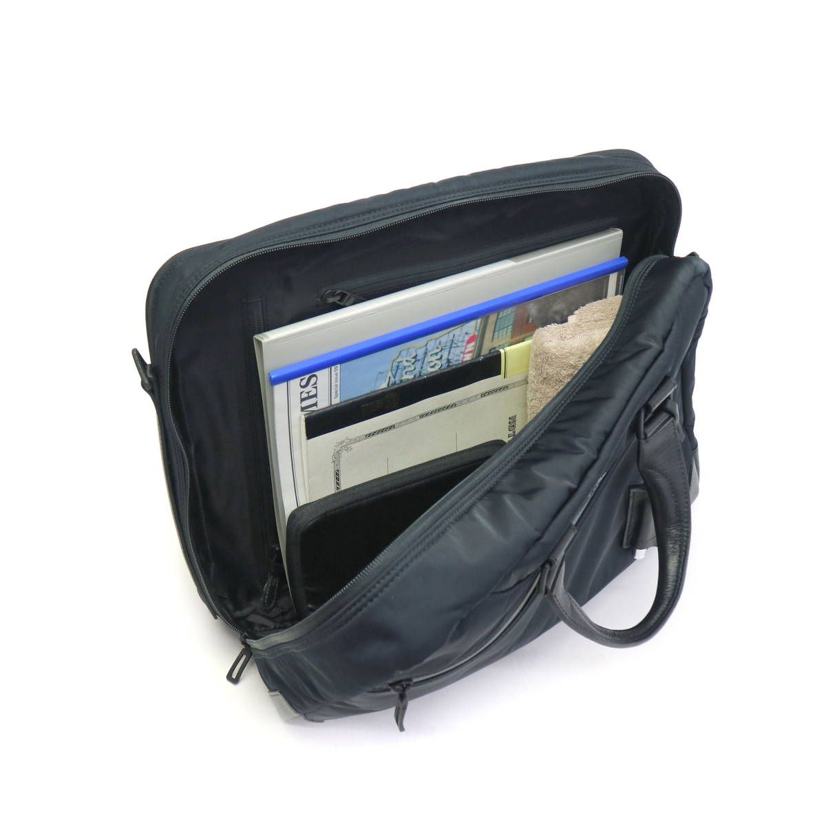 Wpc傘+ペッレモルビダ ビジネスバッグ PELLE MORBIDA 3WAY