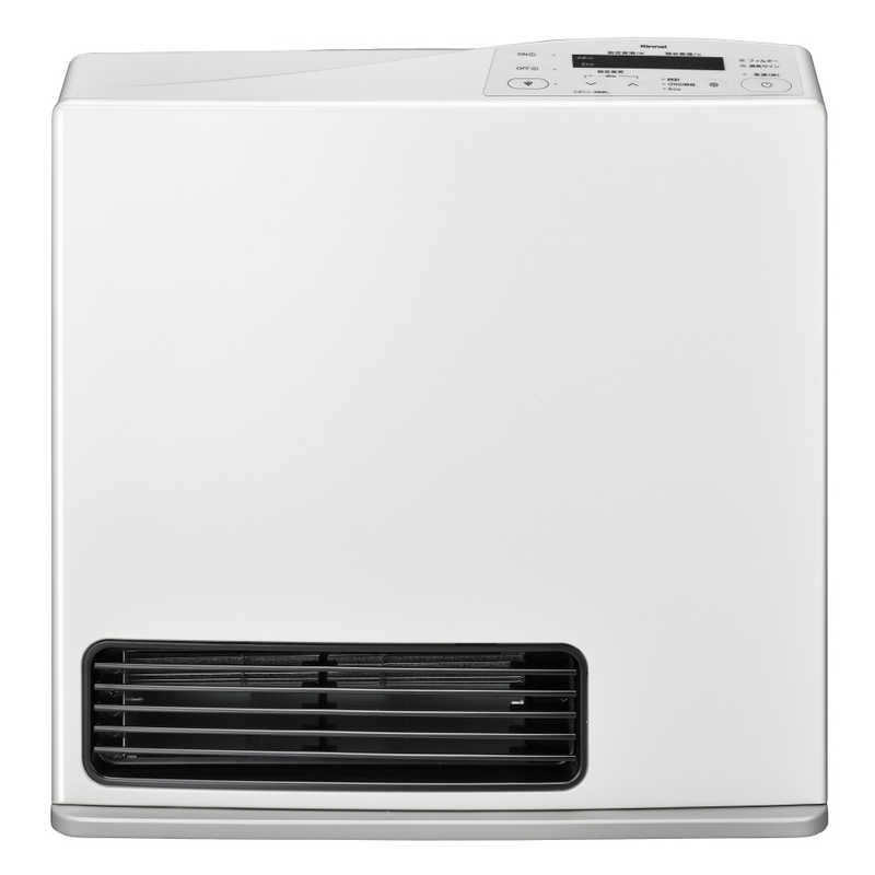 未開封 リンナイ Rinnai ガスファンヒーター スタンダードモデル プラズマクラスター機能搭載 リンナイ 都市ガス12 13A | 木造11畳まで | コンクリート15畳まで ホワイト RC-K402P-WH ♥ 送料無料
