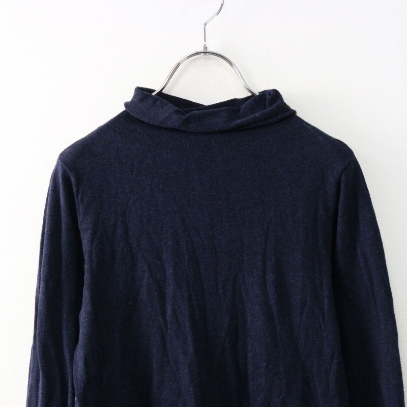 PAL'LAS PALACE パラスパレス ハイネックニット ネイビー Pal'las Palace パラスパレス ハイネックリブニット PAL'LAS PALACE