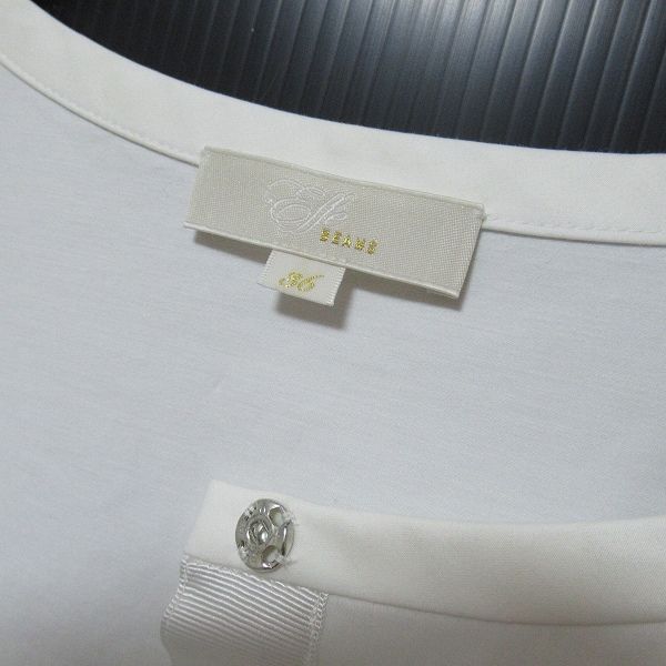 「EFFE BEAMS」 7分袖ブラウス 36 ベージュ レディース EFFE BEAMS 「EFFE BEAMS」 7分袖ブラウス 36 ベージュ