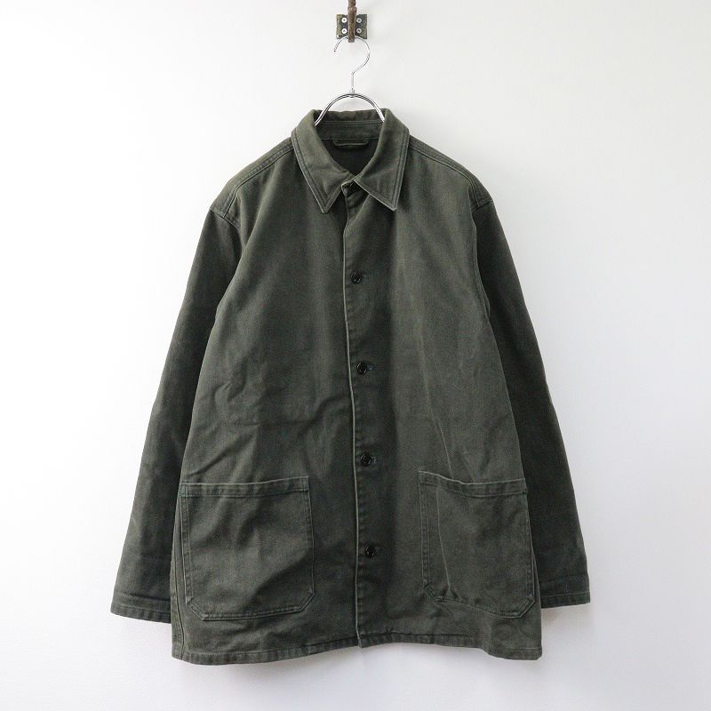 メンズ ネストローブ コンフェクト nest robe CONFECT コットンカバーオール ジャケット 3/カーキ アウター【2400013747257】