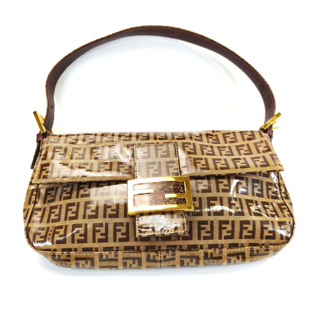 FENDI ズッキーノ マンマバケット ワンショルダー ベージュ 9703 FENDI ズッキーノ マンマバケット ワンショルダー ベージュ 9703
