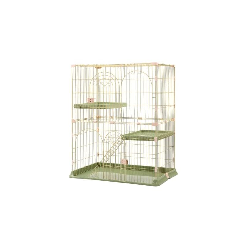 猫用品 キャットケージ キャットゲージ 高さ119cm ホワイト