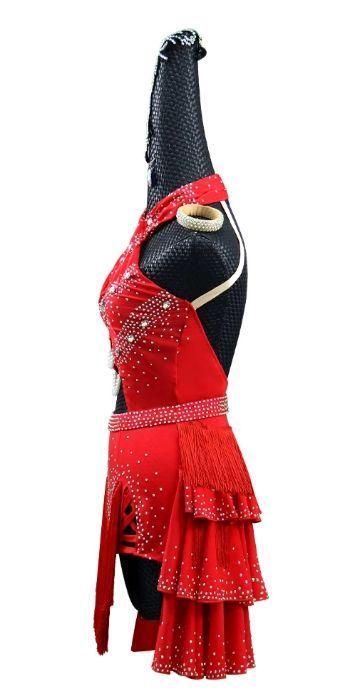 オーダーメイド 社交ダンス衣装 2色 ラテンワンピースドレス カラオケ　演奏会 オーダーメイド 社交ダンス衣装 2色 ラテンワンピースドレス カラオケ